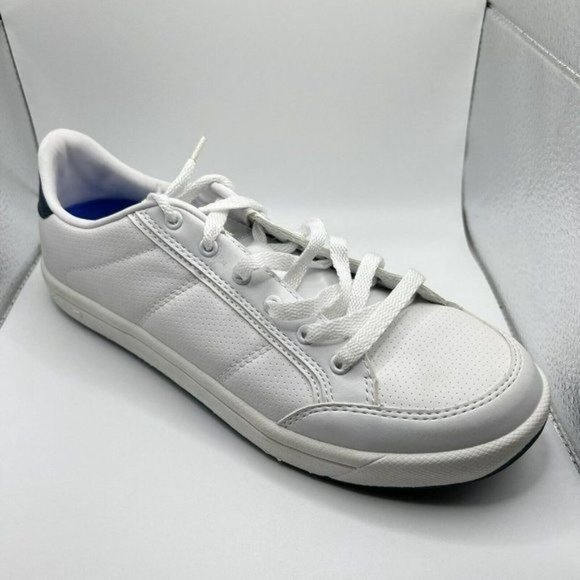 Only 1 Right Foot Men's Shoes Head  White Navy Heather Slip Resistant Size 10 - Picture 10 of 10